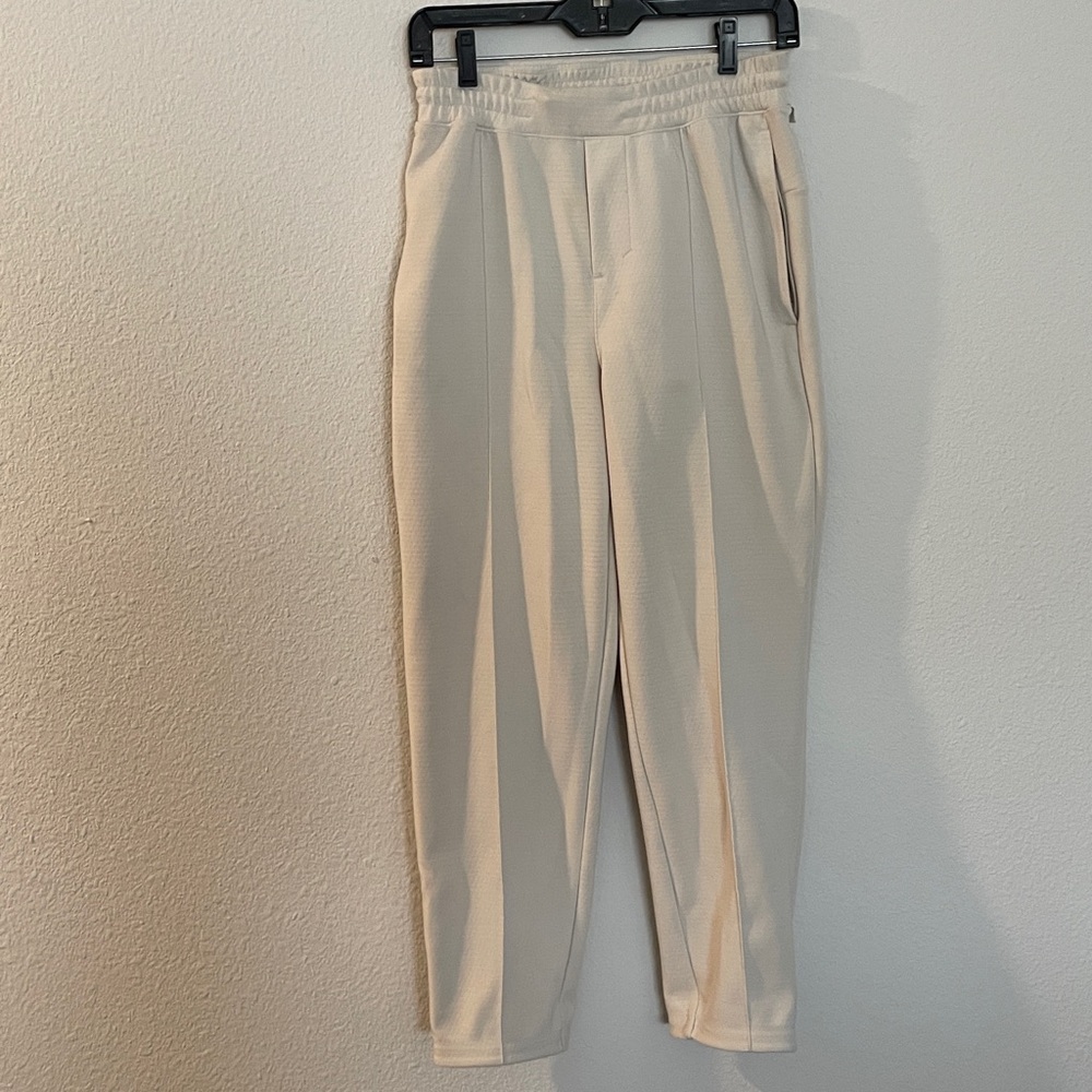 Lululemon Gridliner Pull-On Trouser 26" Heathered Natural Ivory SIze XS